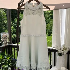 Ted Baker Mint Green Lace Detail Dress